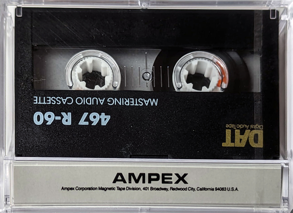 Digital Audio Tape Ampex 467 60 Type IV Metal 1991 USA