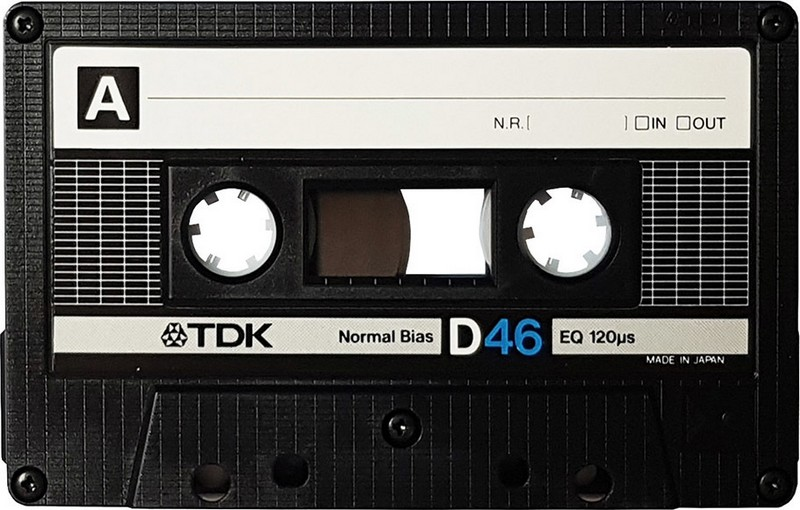 Compact Cassette TDK D 46 Type I Normal 1986 USA