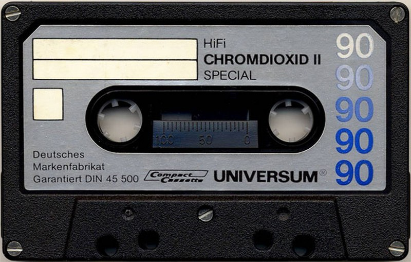 Compact Cassette Universum Special 90 Type II Chrome 1982 Europe