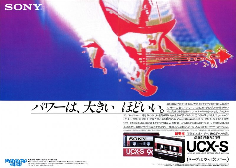 Compact Cassette: Sony  - UCX-S 60