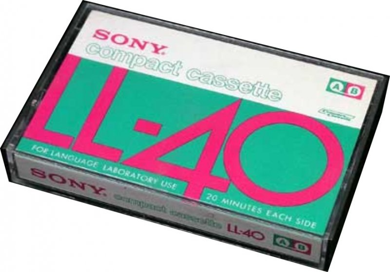 Compact Cassette Sony 40 "LL-40" Type I Normal 1973 Japan