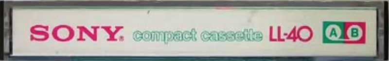 Compact Cassette Sony 40 "LL-40" Type I Normal 1973 Japan