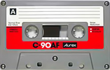 Compact Cassette Aurex AF 90 Type I Normal 1980 Japan