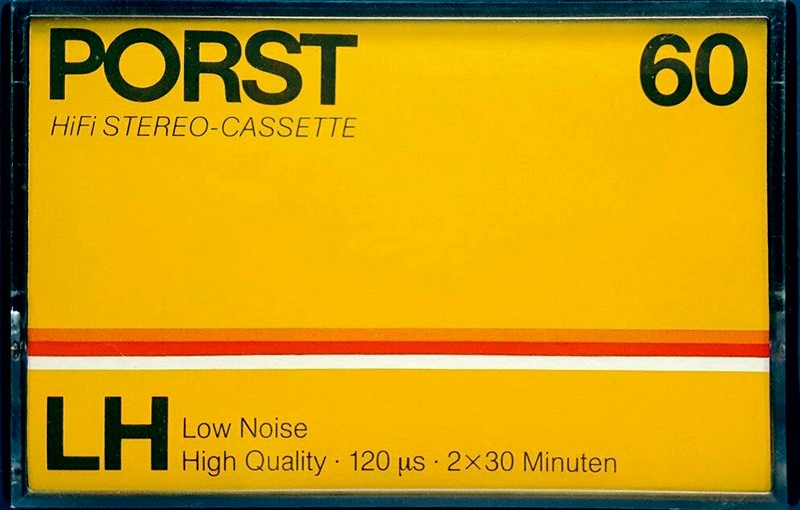 Compact Cassette Porst 60 Type I Normal 1977 Germany