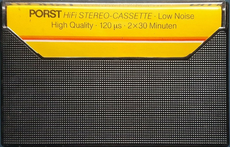 Compact Cassette Porst 60 Type I Normal 1977 Germany