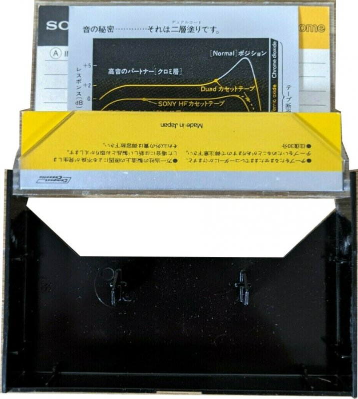 Compact Cassette Sony Duad 30 Type III Ferro Chrome 1977 Japan