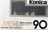 Compact Cassette Konica Metal 90 Type IV Metal 1984 Europe