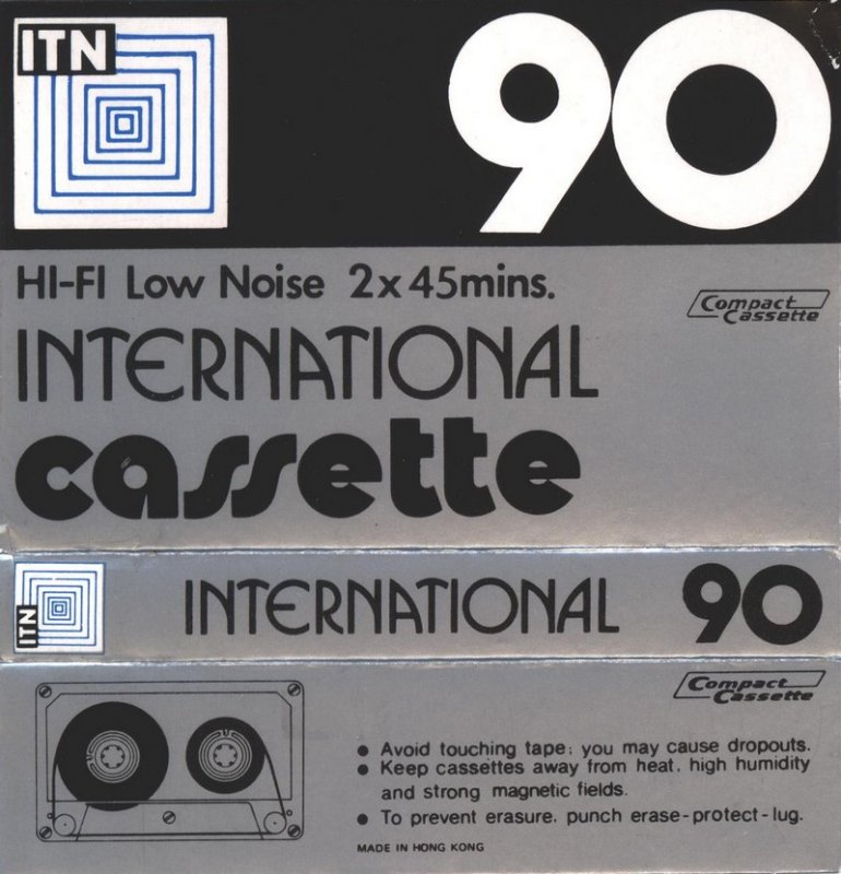 Compact Cassette International 90 Type I Normal 1990 Hong Kong