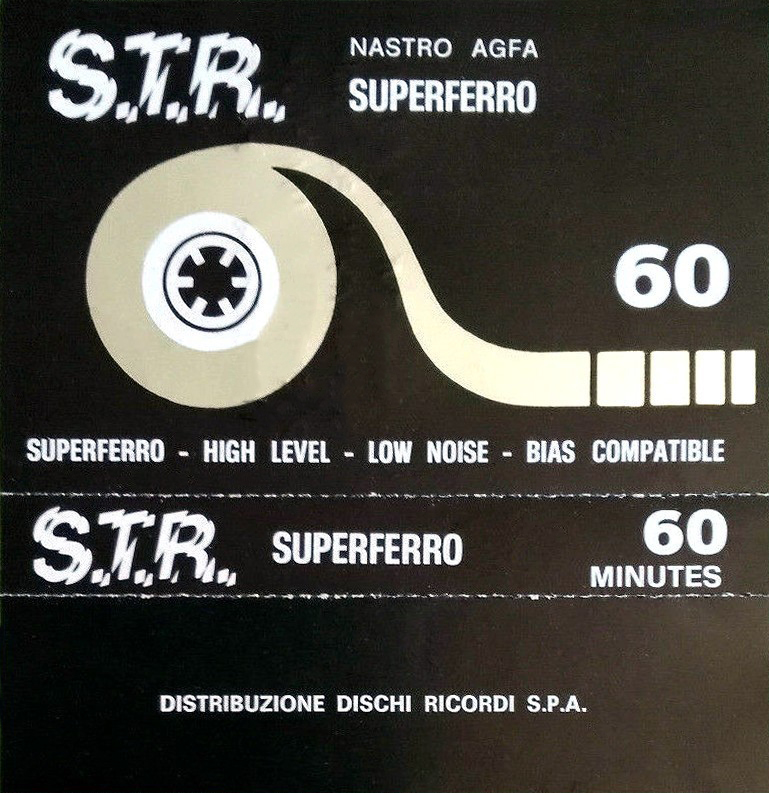 Compact Cassette STR Superferro 60 Type I Normal Italy