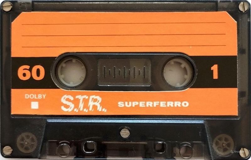 Compact Cassette STR Superferro 60 Type I Normal Italy