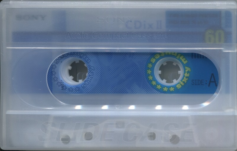 Compact Cassette Sony CDix II 60 "C-60CDX2G" Type II Chrome 1999 Japan