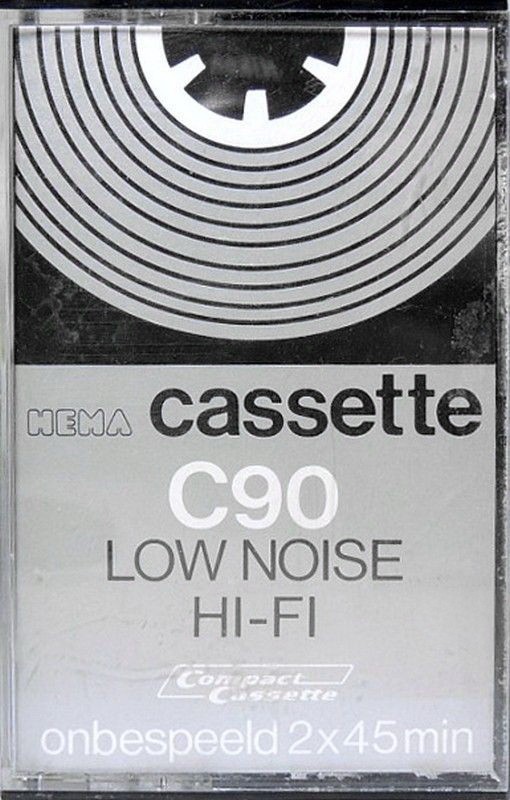 Compact Cassette Hema 90 "Low Noise Hi Fi" Type I Normal 1978 Netherlands