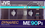 Compact Cassette JVC Metal / ME 90 "Dynarec ME90PII" Type IV Metal 1983 Europe