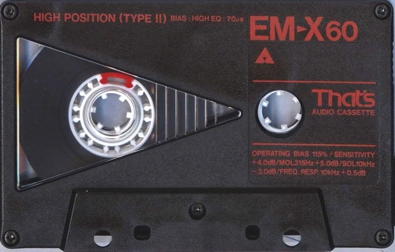 Compact Cassette: Taiyo Yuden Thats - EM-X 60