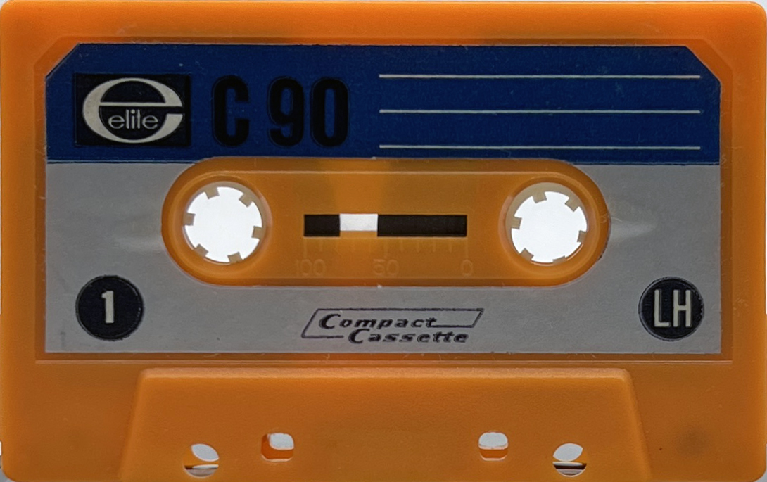 Compact Cassette Elite LH 90 "orange" Type I Normal 1974 Germany