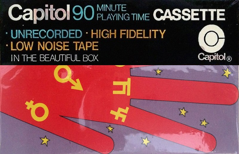 Compact Cassette Capitol Psychedelic Fingers 90 Type I Normal 1970 USA