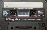 Compact Cassette PDM / PDMagnetics 1100 Metal 90 Type IV Metal 1981 Europe