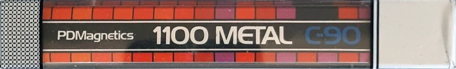 Compact Cassette PDM 1100 Metal 90 Type IV Metal 1981 Europe