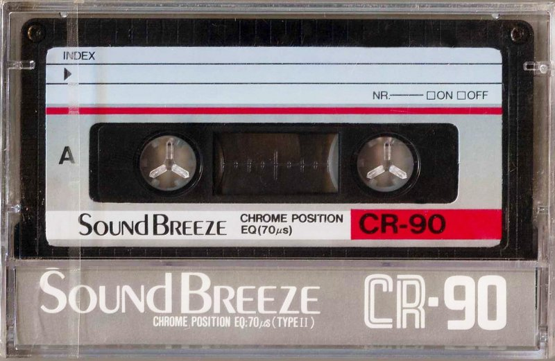 Compact Cassette Sound Breeze 90 "CR" Type II Chrome Japan