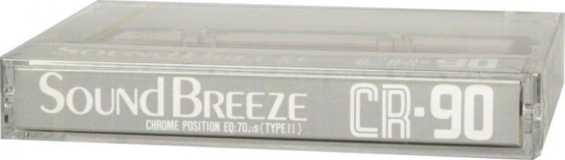 Compact Cassette Sound Breeze 90 "CR" Type II Chrome Japan