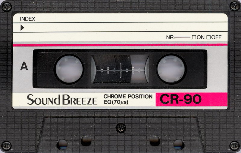 Compact Cassette Sound Breeze 90 "CR" Type II Chrome Japan