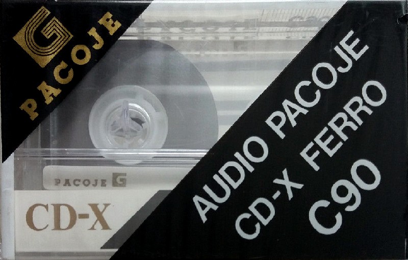 Compact Cassette Pacoje CD-X Ferro 90 Type I Normal 1987 Europe