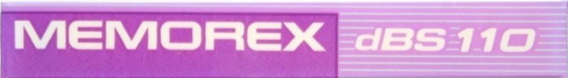 Compact Cassette Memorex dBS 110 Type I Normal 1989 North America