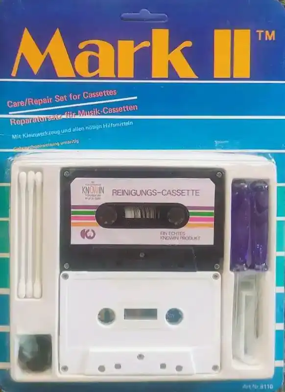 Blister Mark II Cleaning Cassette 1982 Europe