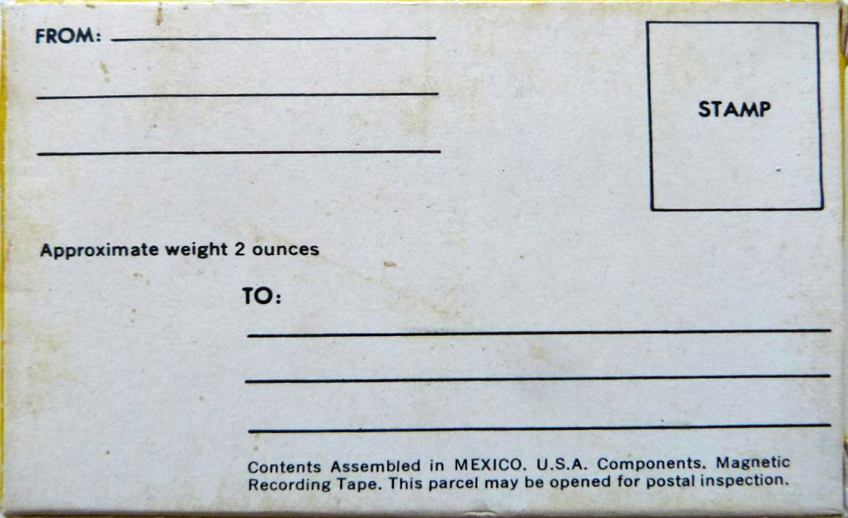 Compact Cassette Alaron 60 Type I Normal 1972 USA