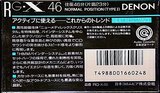 Compact Cassette Denon RG-X 46 Type I Normal 1990 Japan