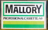 Compact Cassette Mallory 60 "White" Type I Normal 1982 Latin America