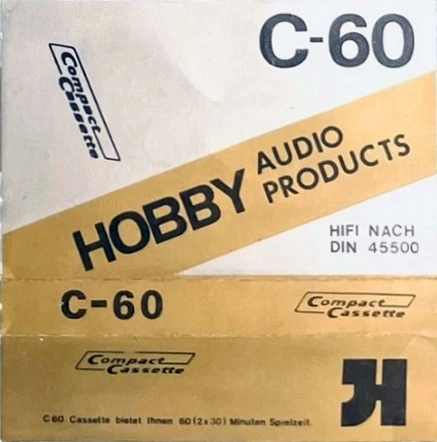 Compact Cassette Hobby 60 Type I Normal 1980 Germany