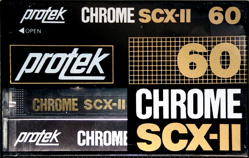 Compact Cassette Protek SCX-II 60 Type II Chrome North America