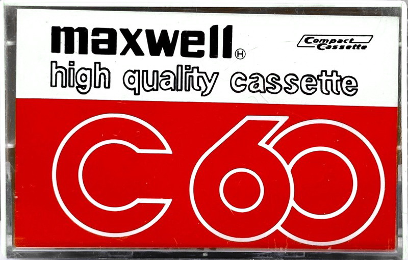 Compact Cassette Maxwell 60 Type I Normal Japan