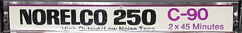 Compact Cassette Norelco 250 90 Type I Normal 1971 USA