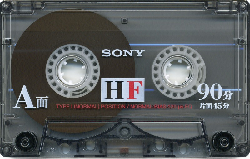 Compact Cassette Sony HF 90 "C-90HFA" Type I Normal 1998 Japan