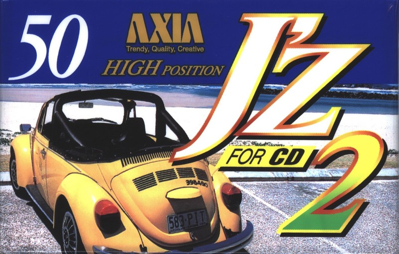 Compact Cassette AXIA J`z 2 50 "JZ2C 50" Type II Chrome 1995 Japan