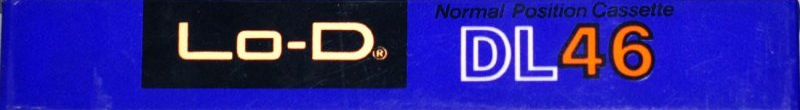Compact Cassette Lo-D DL 46 Type I Normal 1984 Japan