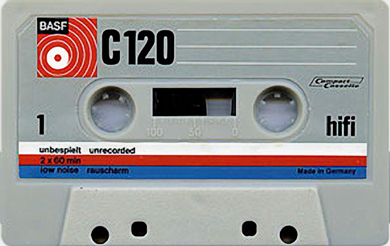 Compact Cassette: BASF  -  120