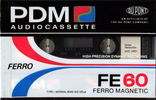 Compact Cassette PDM FE 60 Type I Normal 1987 Europe