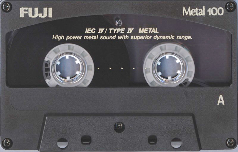 Compact Cassette Fuji JP Metal 100 Type IV Metal 1992 Europe