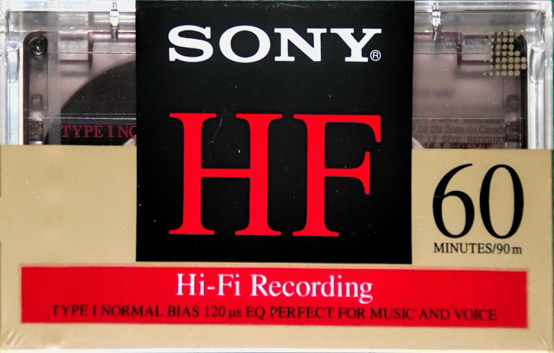 Compact Cassette Sony HF 60 Type I Normal 1992 North America