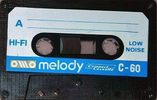 Compact Cassette Melody 60 Type I Normal 1979 Hong Kong