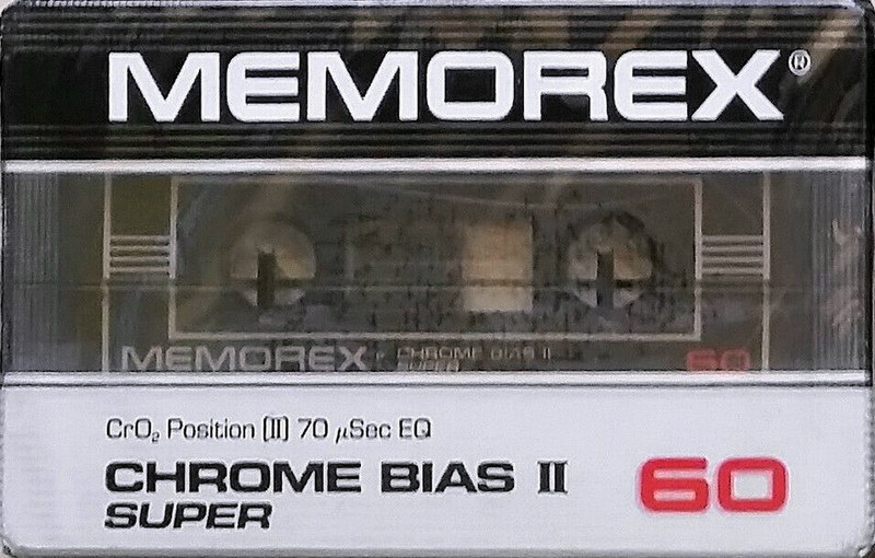 Compact Cassette: Memorex  - Chrome Bias II Super 60