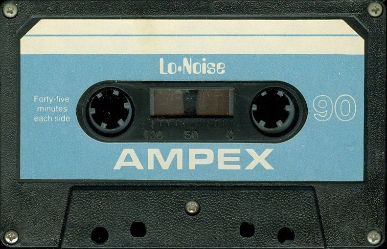 Compact Cassette Ampex Lo-Noise 90 "352-C90" Type I Normal 1978 USA