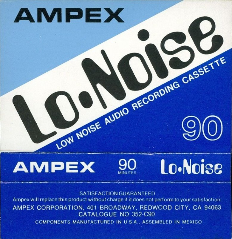 Compact Cassette: AMPEX Ampex - Lo-Noise 90