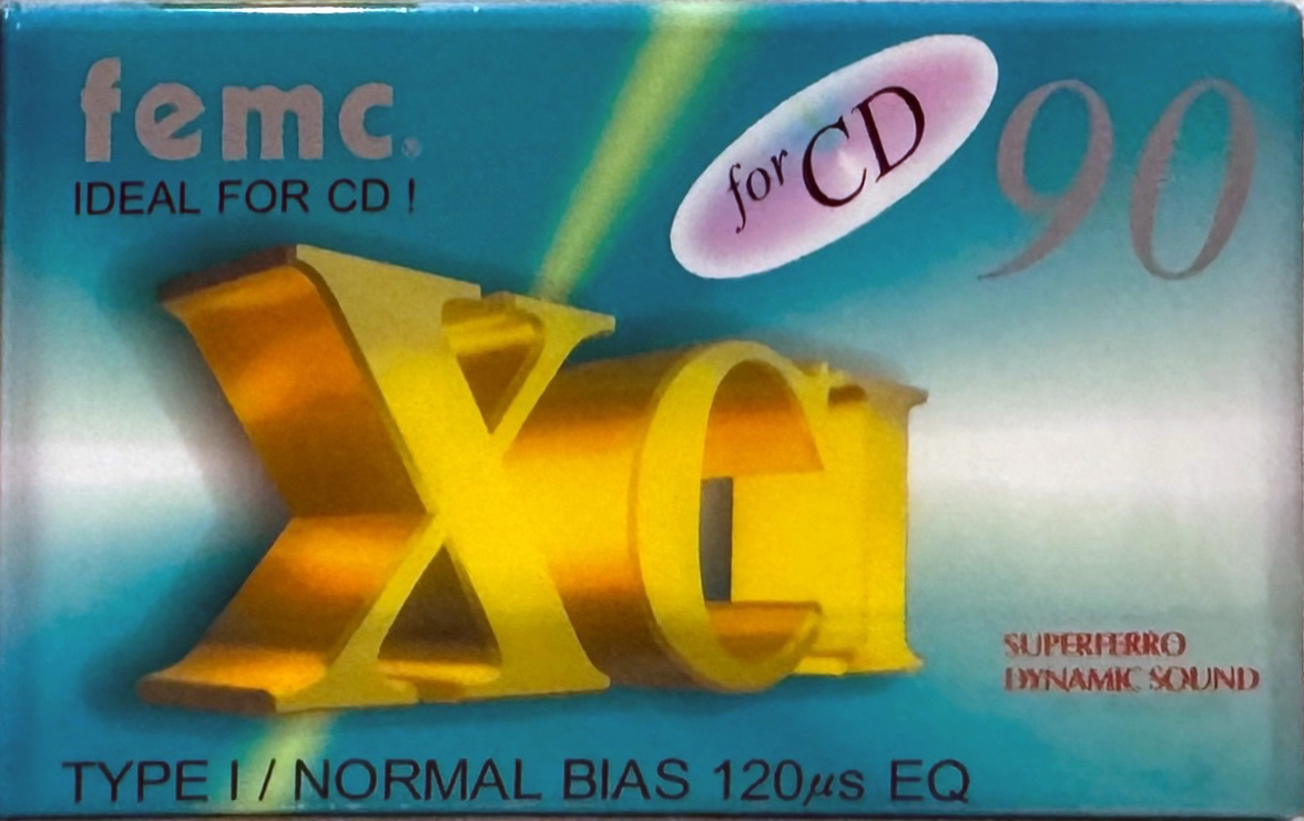 Compact Cassette femc / Forward XC I 90 Type I Normal Worldwide