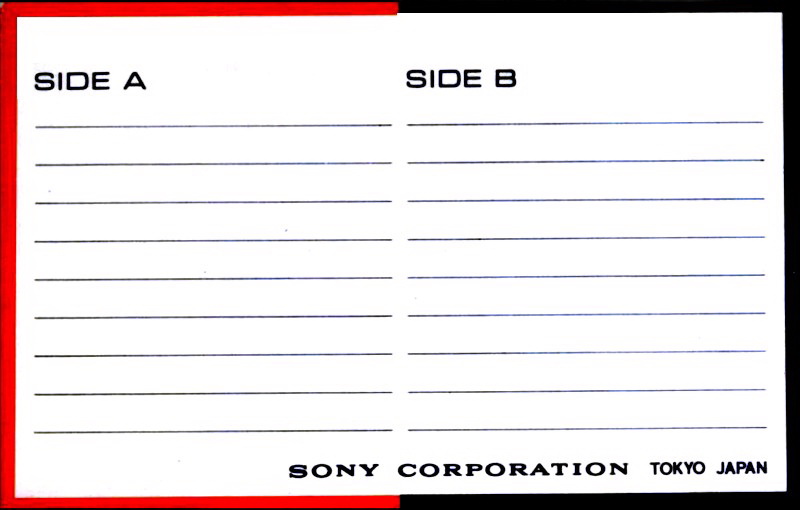 Compact Cassette: Sony  -  60