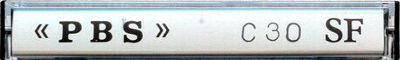 Compact Cassette PBS 30 "SF" Type I Normal Unknown Country