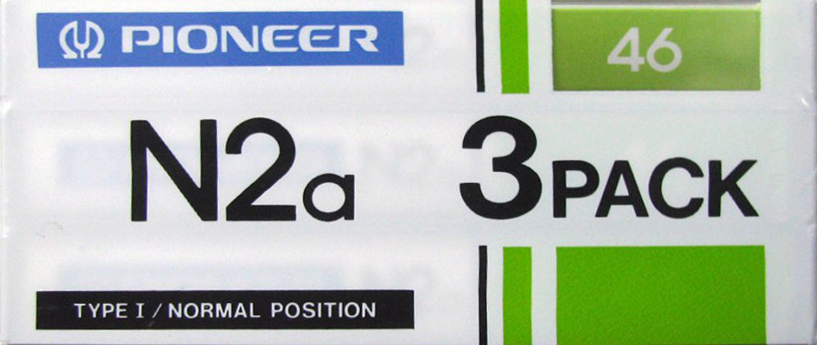 3 pack Pioneer N2 46 "N2a" Type I Normal 1982 Japan